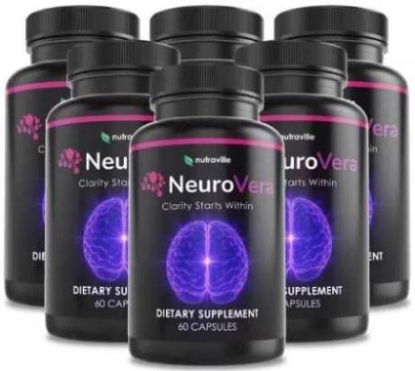 NeuroVera bottle image showcasing natural brain support supplement